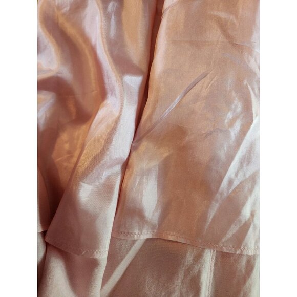 Appraisal Skirt Flare Linen blend Size 5 Pink Below-Knee Career Church modest - Picture 6 of 11